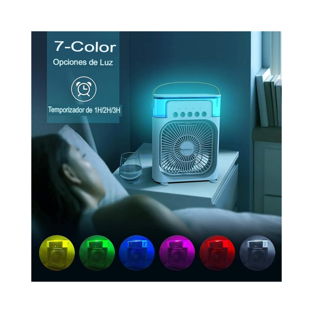 AirBreeze™ - Ventilador Humidificador Aire 2en1