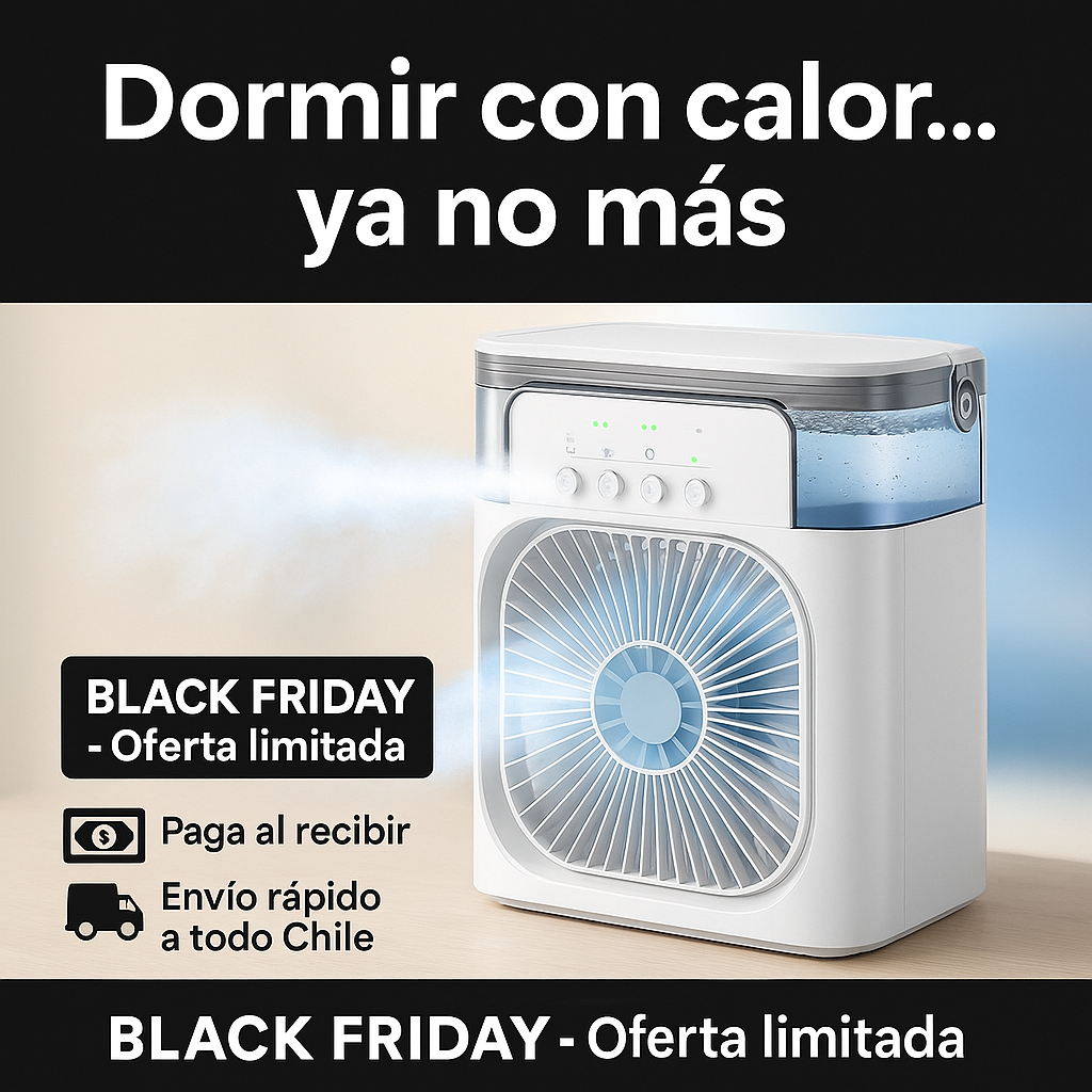 AirBreeze™ - Ventilador Humidificador Aire  2en1