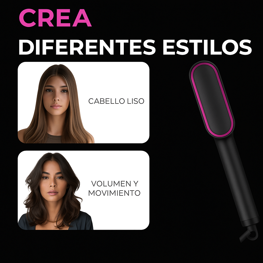 Lissura™ – Cepillo Alisador Inteligente