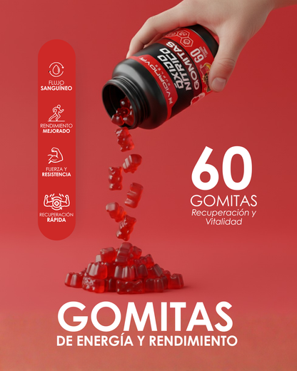 NitroBoost™ - Gomitas Óxido Nítrico